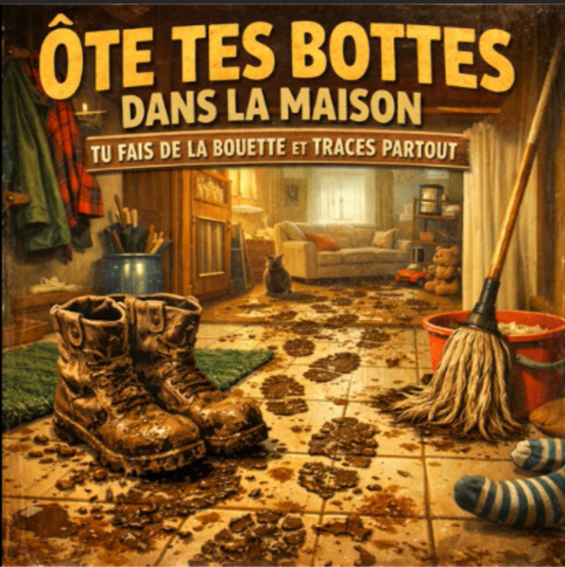 Pochette — Tes bottes dans la maison