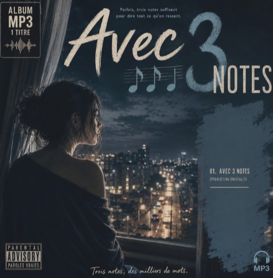 Pochette — Avec 3 notes