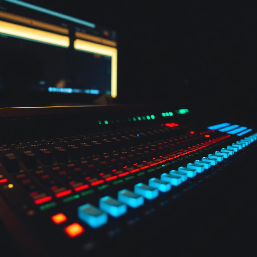 Console de production musicale